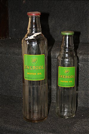 B.P. ENERGOL BOTTLES - click to enlarge